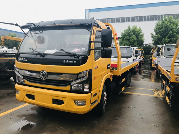 國六東風凱普特一拖二清障車（黃牌）