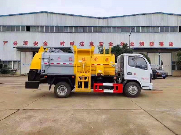 東風小多利卡國六4方藍牌餐廚垃圾車