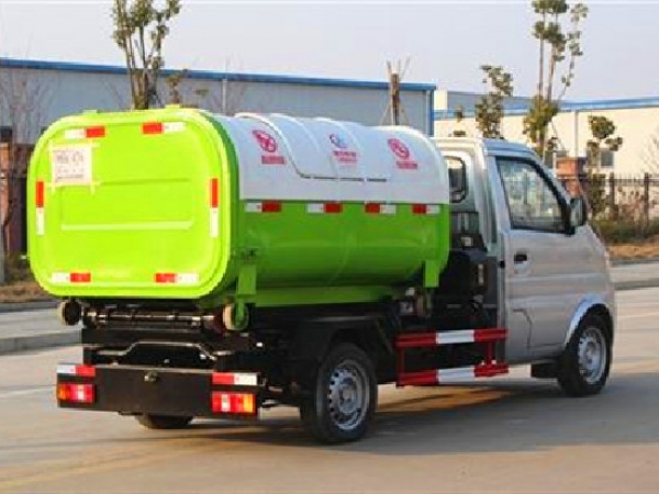 東風小康國六3方車廂可卸(鉤臂)式垃圾車