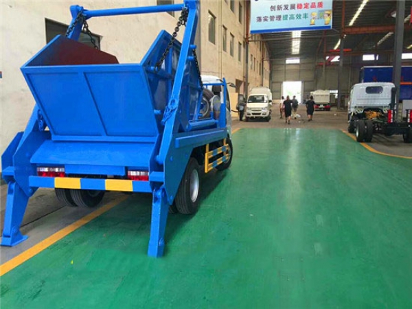 東風小多利卡擺臂式垃圾車（藍牌5方）
