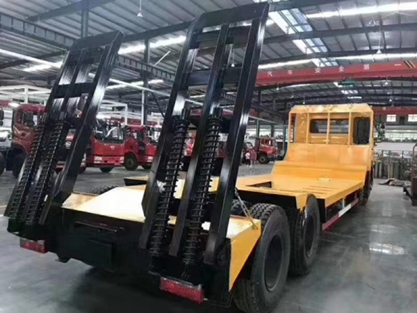 (國五)程力前四后八凹板平板拖車