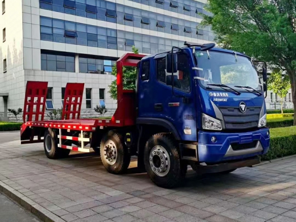(國六)福田瑞沃小三軸平板運輸車