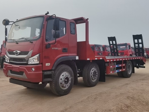 (國六)福田瑞沃小三軸平板運輸車